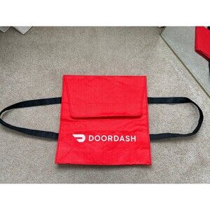 DoorDash Pizza Delivery Bag Insulated Size 19" × 18.5" × 6" NWOT